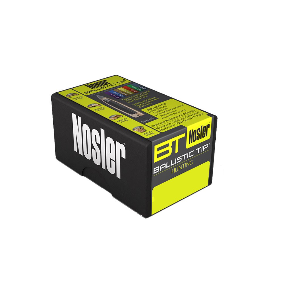 kurshum-nosler-ballistic-tip-hunting-30-caliber-168-grain.jpg Куршум Nosler кал. .30/ .308 Ballistic Tip Hunting 168gr. Spitzer - 50бр./ кт. - Image 1
