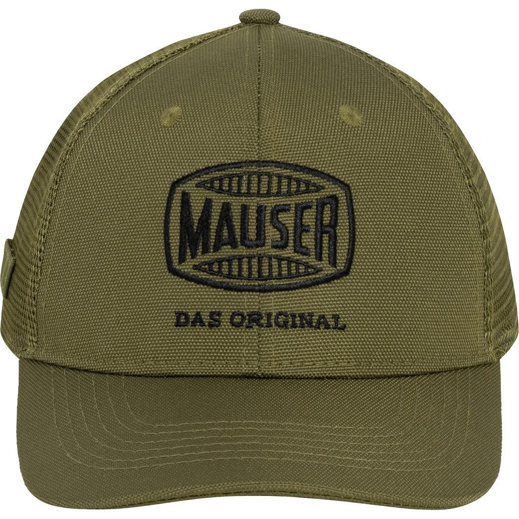 mauser_logo_mesh_cap_olive-1-1060x1060w.webp Шапка с козирка Mauser - Mesh, в цвят Matt olive - Image 1